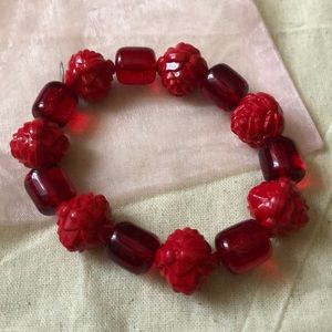 Tarina Tarantino red rose bracelet